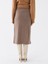 Yeni Sezon Kadın Beli Lastikli Düz Etek 5