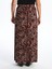 Yeni Sezon Beli Lastikli Desenli Kadın Etek 4
