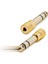 6.5 mm To 3.5 mm F Çevirici Enstruman Gitar Gold HDX1264 1
