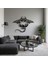 Metal Manta Ray Duvar Dekoru – Modern Tropikal Tasarım Dekoratif Salon Ofis Duvar Tablo Aksesuarı 3