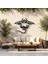 Metal Manta Ray Duvar Dekoru – Modern Tropikal Tasarım Dekoratif Salon Ofis Duvar Tablo Aksesuarı 5