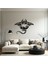 Metal Manta Ray Duvar Dekoru – Modern Tropikal Tasarım Dekoratif Salon Ofis Duvar Tablo Aksesuarı 7