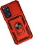 Redmi Note 11 Kılıf Pars Lens Yüzüklü Silikon - Kırmızı 2