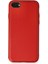Iphone 7 Kılıf Coco Deri Silikon Kapak - Kırmızı 1