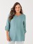Yeni Sezon Bisiklet Yaka Düz Uzun Kollu Kadın Bluz 1