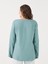 Yeni Sezon Bisiklet Yaka Düz Uzun Kollu Kadın Bluz 5