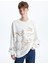 Yeni Sezon Bisiklet Yaka Dumbo Baskılı Kadın Kalın Sweatshirt 1
