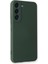S22 Kılıf Nano Içi Kadife Silikon - Koyu Yeşil 2
