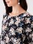 Yeni Sezon Bisiklet Yaka Çiçekli Uzun Kollu Kadın Bluz 4