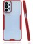 A23 4g Kılıf Platin Silikon - Kırmızı 1