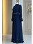 Arin Abiye Elbise Lacivert 3