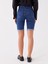 Yeni Sezon Normal Bel Bermuda Fit Kadın Jean Şort 5