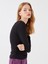 Yeni Sezon Bisiklet Yaka Düz Uzun Kollu Kadın Bluz 1