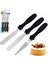 Çelik Silver Pasta Krema Sıva Kek Spatula Seti Sunum MT233 1