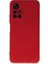 Redmi Note 11T Kılıf Nano Içi Kadife Silikon - Kırmızı 1