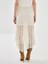 Yeni Sezon Beli Lastikli Desenli Kadın Etek 3
