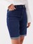 Yeni Sezon Normal Bel Bermuda Fit Kadın Jean Şort 3