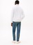 Dik Yaka Beyaz Erkek Sweatshırt MW0MW40481YBR_GLOBAL Strıpe Zıp Thr 4