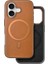 Venco Iphone 16 Puskas Kapak - Açık Kahve 1