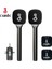 Çift Mikrofonlu Profosyonel Kablosuz Yüksek Kaliteli Ses Kaydı Röportaj Mikrofonu 1