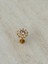 Güneş Şekilli ve Taşlı Gold Piercing 1