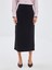 Yeni Sezon Dar Fit Düz Krep Kadın Etek 2