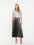 Yeni Sezon Beli Lastikli Düz Pileli Kadın Etek 2