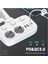 Akım Korumalı 2’li Ayrı Anahtarlı Priz, 2x Priz, 3x Usb, 1x Type-C, 2 mt Kablo, Hızlı Şarj 2