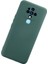 Tecno Camon 16 Kılıf Nano Içi Kadife Silikon - Koyu Yeşil 3