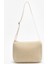 Teddy Kumaş Omuz Çantası Krem 2