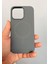 iphone 15 Promax Silikon Magsafe Gri Kılıf 2