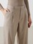 Yeni Sezon Loose Fit Ekose Kadın Pantolon 3