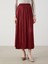 Yeni Sezon Beli Lastikli Saten Kadın Etek 2