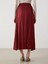 Yeni Sezon Beli Lastikli Saten Kadın Etek 4