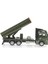 Sürtmeli Die Cast Metal Roketatar Rampalı Askeri Kamyon 4