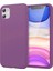 Iphone 11 Kılıf First Silikon - Mürdüm 1