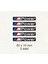 Bmw M Power 5'li Damla Sticker 1