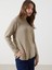 Yeni Sezon Yarım Balıkçı Yaka Oversize Kadın Triko Kazak 1