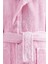 Ashley Pembe Kapüşonlu Bambu Kız Çocuk Bornozu 3