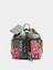 Desenli Charm'lı Teknik Kumaş Sırt Çantası 1