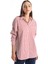 Yeni Sezon Çizgili Oversize Poplin Kadın Gömlek 1