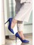 Lvsqvr Jilya Mavi Cilt Stiletto Ayakkabı (Numara: 40) 3