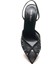 Cros Siyah Tekstil Kadın Topuklu Sandalet 3
