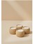 Dokulu 4’lü Beton Tealight Mumluk Seti 1