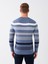 Yeni Sezon Bisiklet Yaka Uzun Kollu Çizgili Erkek Triko Kazak 5