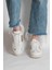 Bağcıklı Kauçuk Taban Sneaker 101-GUMK-01 Kadın Ayakkabı 2