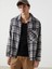 Yeni Sezon Rahat Kalıp Uzun Kollu Ekose Erkek Oduncu Gömlek Ceket 1