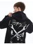 Yeni Sezon Uzun Kollu Baskılı Erkek Kalın Hoodie 4