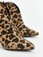 Yeni Sezon Leopar Desenli Kadın Topuklu Bot 3