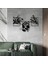 Metal Çiçekli Duvar Dekoru Seti – 3 Parça Modern Minimalist Ev Ofis Salon Metal Tablo Aksesuarı 10